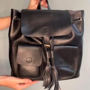 Black Leather Backpack 
KC Jagger From Saks off 5th